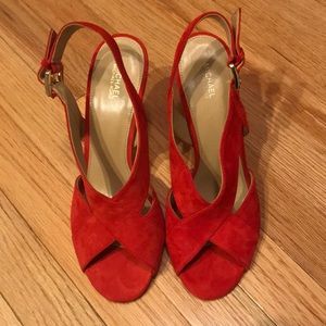 Michael Kors size 9.5 Suede sandals